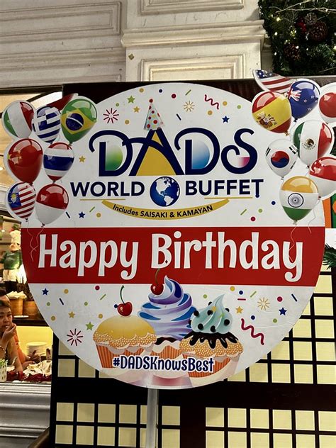 dads buffet promo – Jellybeans in the City.